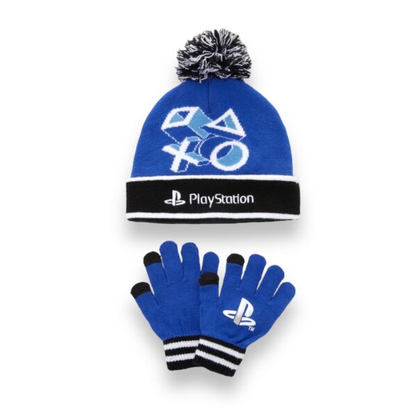 Set Gorro y Guantes PlayStation