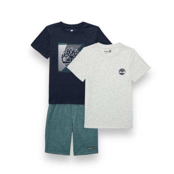 Conjunto Niños Poleras y Short Timberland