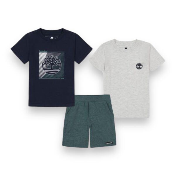 Conjunto Niños Poleras y Short Timberland - Imagen 2
