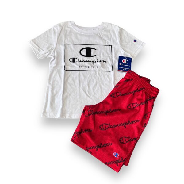 Conjunto Niños Polera y Short Champion
