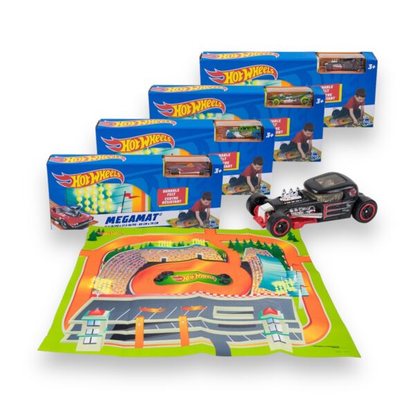 Mega Mat con Vehículo Hot Wheels