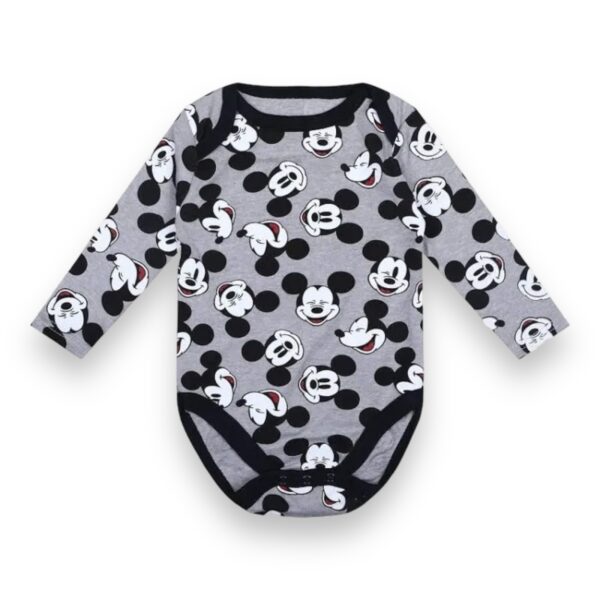 Conjunto Bebé Body Pantalón y Gorro Mickey Mouse - Imagen 4