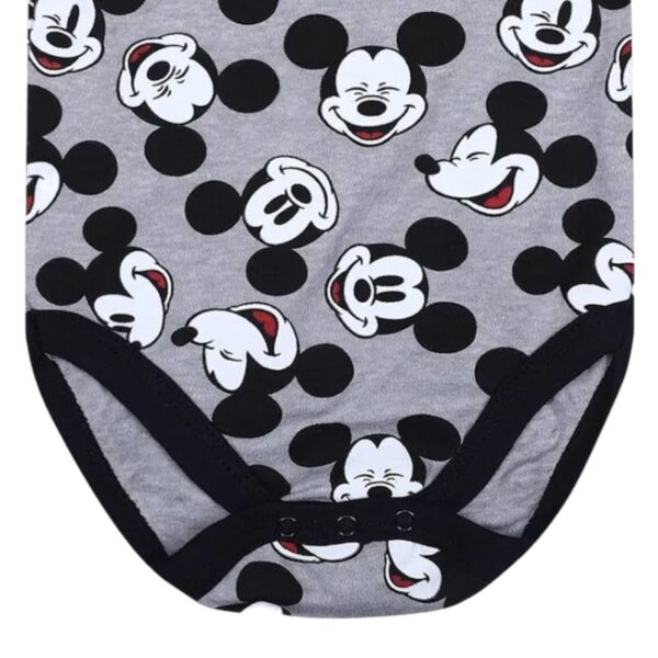 Conjunto Bebé Body Pantalón y Gorro Mickey Mouse - Imagen 7
