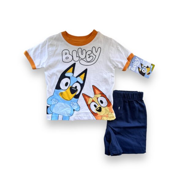 Conjunto Bebé Polera y Short Bluey