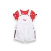 Conjunto Bebé Jardinera y Polera Tommy Hilfiger