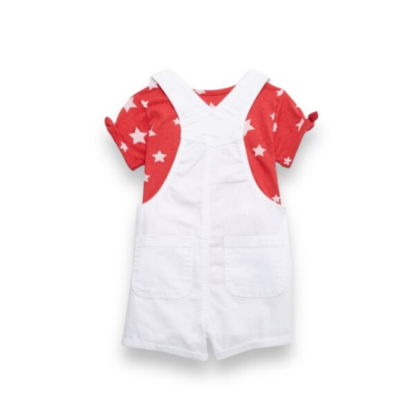 Conjunto Bebé Jardinera y Polera Tommy Hilfiger - Imagen 2
