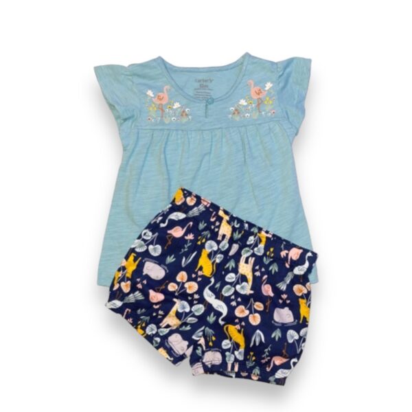 Conjunto Niña Polera y Short Carter's - Imagen 2