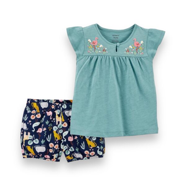 Conjunto Niña Polera y Short Carter's - Imagen 3