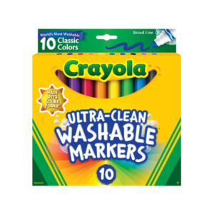 Marcadores Lavables Crayola Ultra-Clean