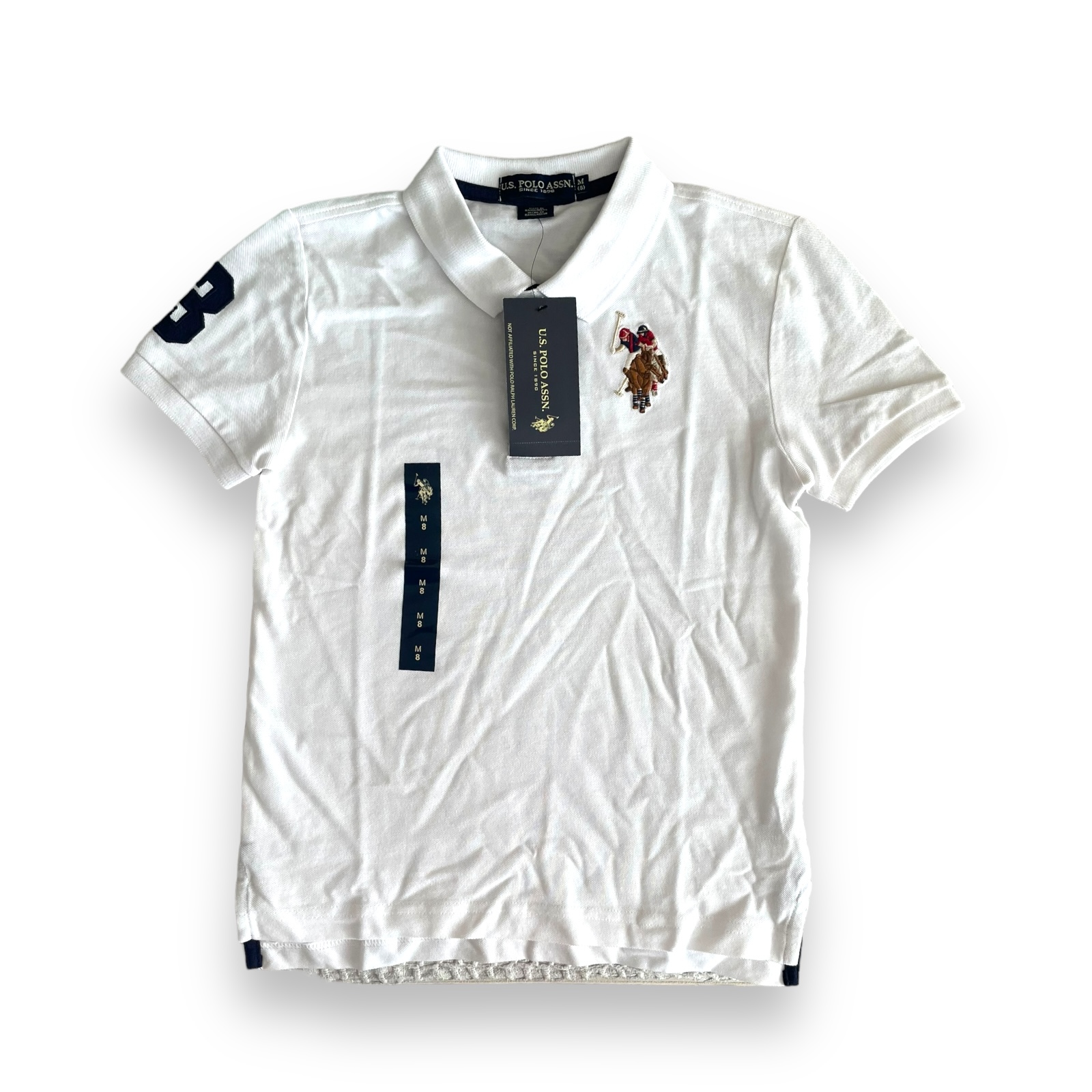 Polera Piqué Niño U.S. Polo Assn.