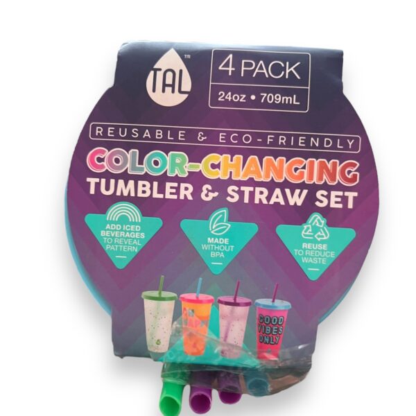 Set 4 Vasos Cambian Colores TAL - Imagen 4
