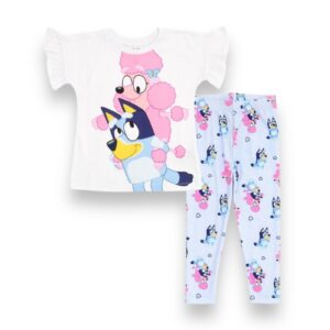 Conjunto Niñas Polera y Leggins Bluey