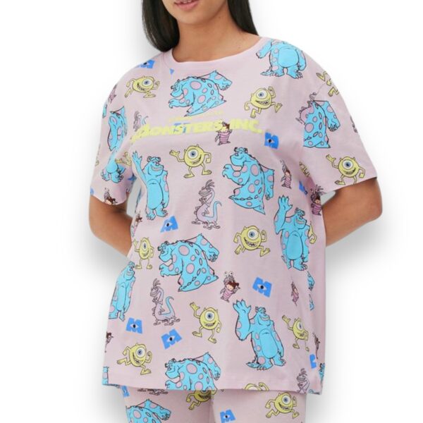 Pijama Polera Mujer Monsters Inc - Imagen 3