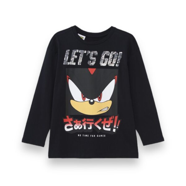 Polera Niños Diseño Lentejuela Sonic - Imagen 2