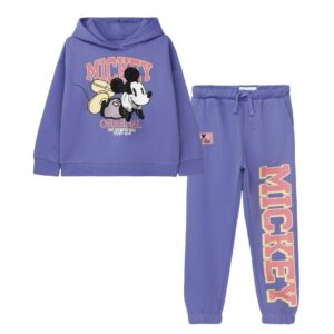 Conjunto Niña Polerón y Jogger Mickey Mouse