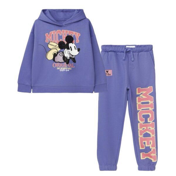 Conjunto Niña Polerón y Jogger Mickey Mouse