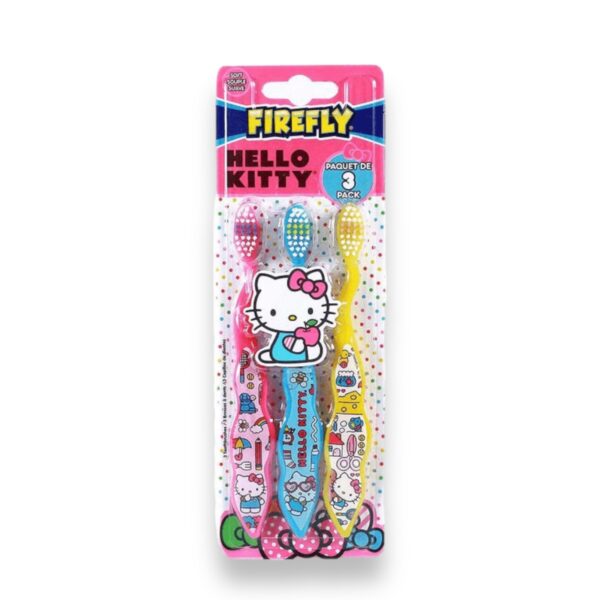 Set 3 Cepillos de Dientes Hello Kitty
