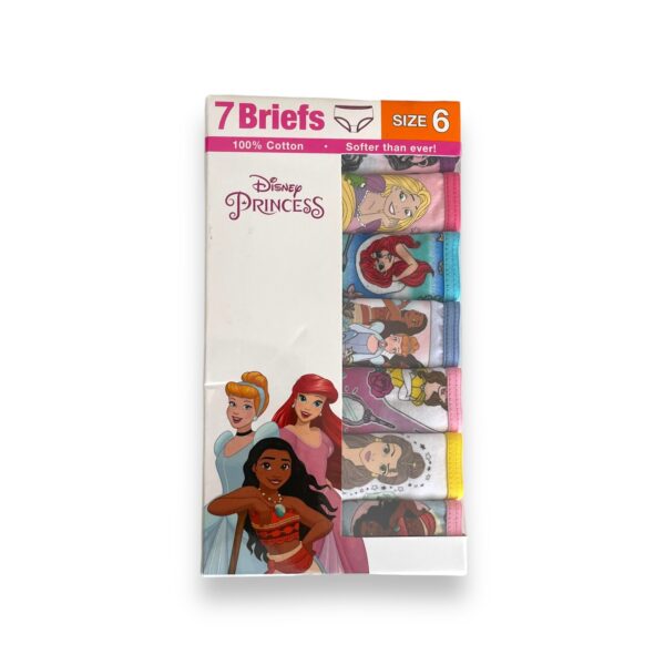 Pack 7 Calzones Niñas Princesas Disney