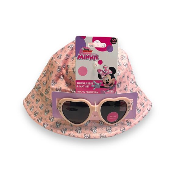 Set Gorro y Lentes Niñas Minnie Mouse