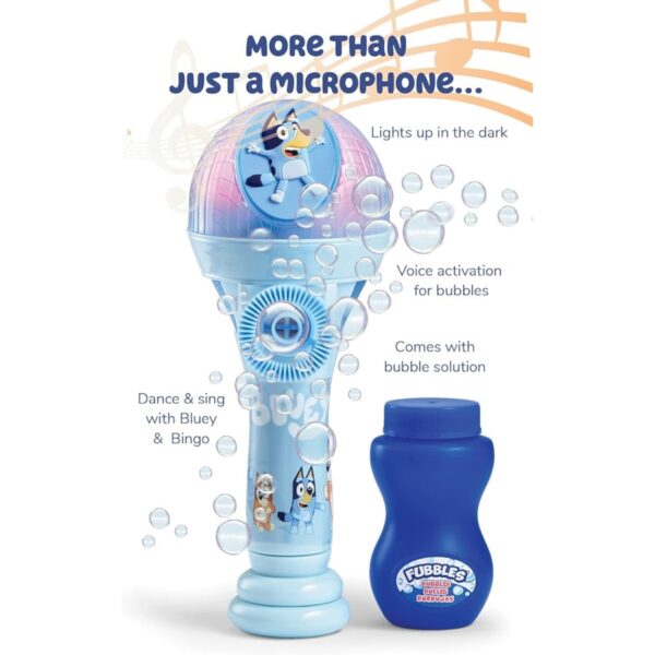 Máquina de Burbujas y Micrófono Bluey - Imagen 3