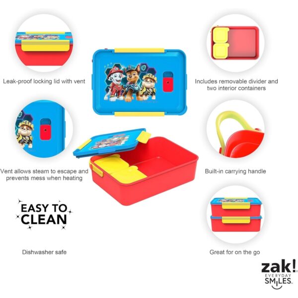 Set Lonchera Bento Paw Patrol ZAK! - Imagen 5