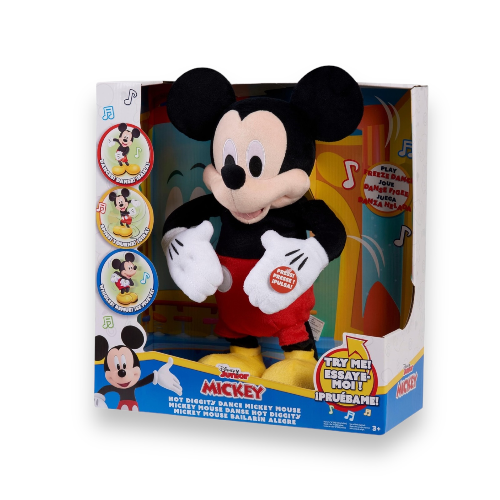 Peluche Mickey Canta y Baila La Maleta por el Mundo