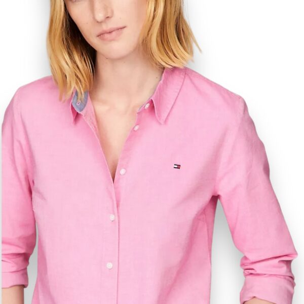 Blusa Oxford Mujer Tommy Hilfiger - Imagen 3
