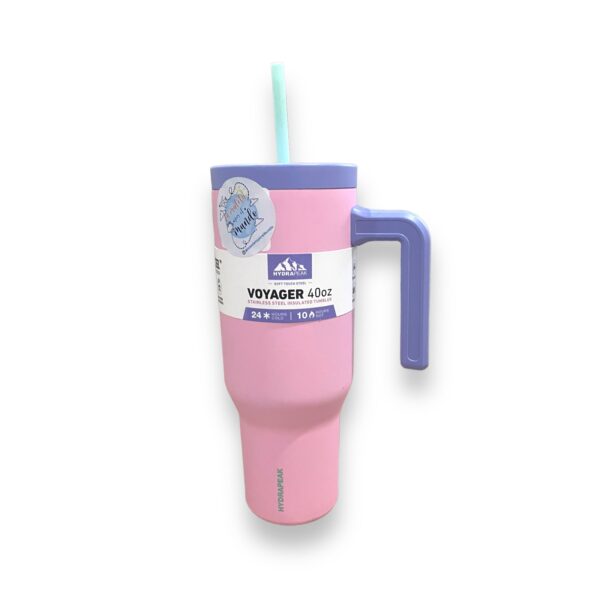 Termo HydraPeak Voyager 40 oz Block Cotton Pink