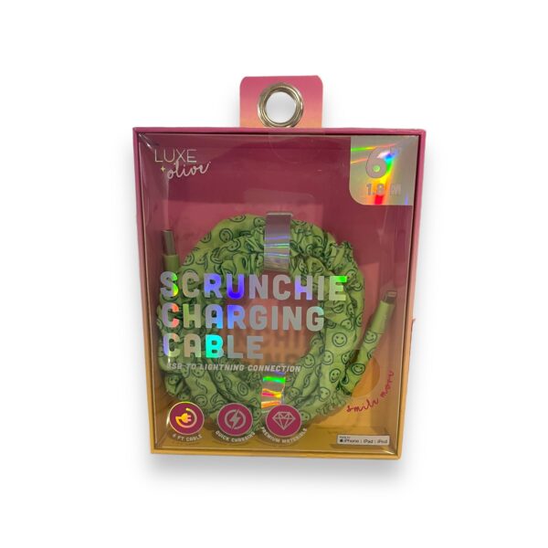 Cable cargador USB con Scrunchie