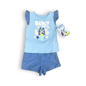 Conjunto Niña Polera y Short Bluey