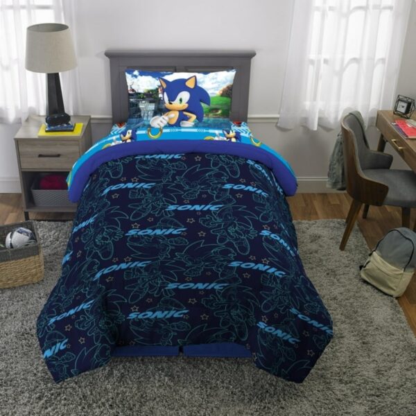 Cubrecama Twin Reversible Sonic - Imagen 3