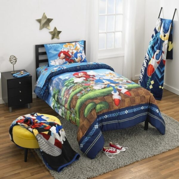 Cubrecama Twin Reversible Sonic - Imagen 5