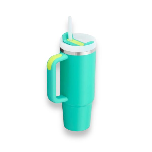 Stanley Quencher 30 oz – Heat Wave Tropical Teal Edición Limitada - Imagen 2