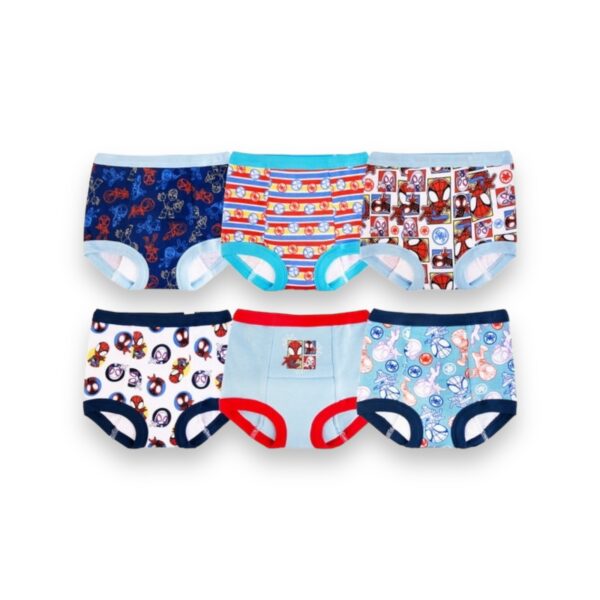 Pack 6 Calzoncillos de Entrenamiento Spiderman - Imagen 2