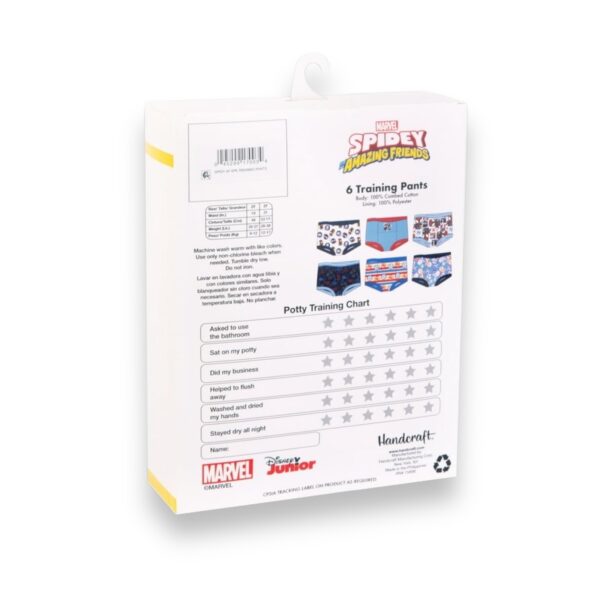 Pack 6 Calzoncillos de Entrenamiento Spiderman - Imagen 3