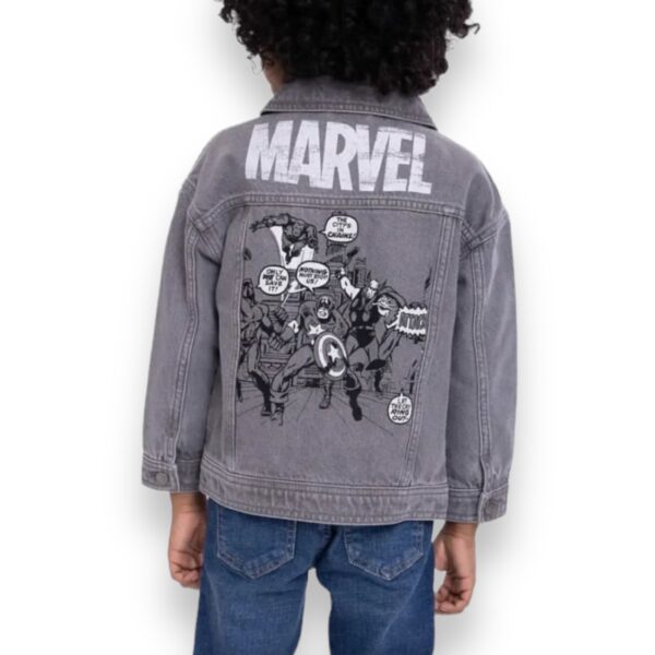 Conjunto Niños Chaqueta Denim y Polera Marvel - Imagen 2
