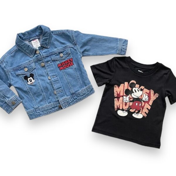 Conjunto Niños Chaqueta Denim y Polera Mickey - Imagen 5