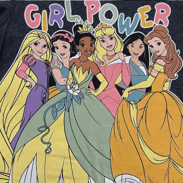 Conjunto Niñas Chaqueta Denim y Polera Princesas Disney - Imagen 6