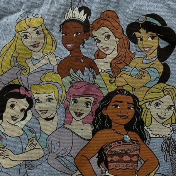 Conjunto Niñas Chaqueta Denim y Polera Princesas Disney - Imagen 7