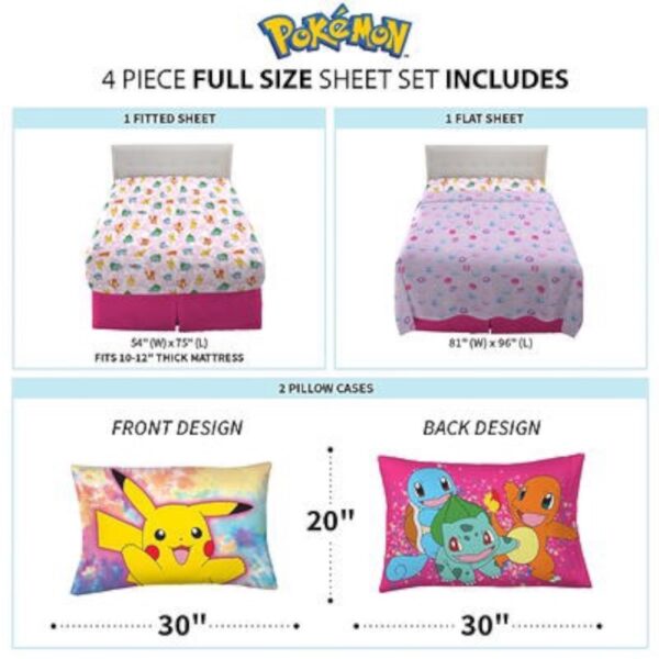 Juego de Sábanas Pokémon - Imagen 4