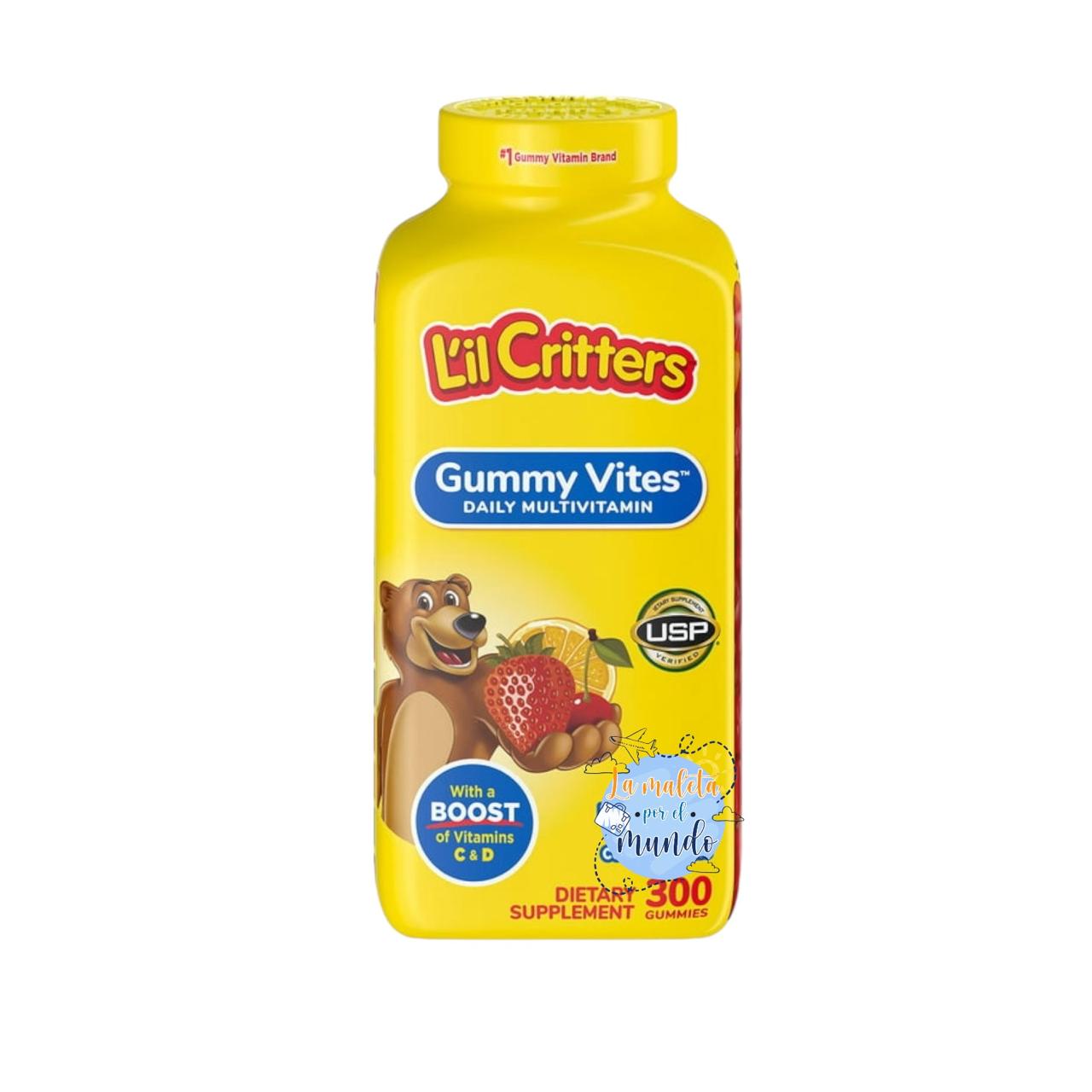 Suplemento Niños L’il Critters Gummy Vites 300 Gomitas