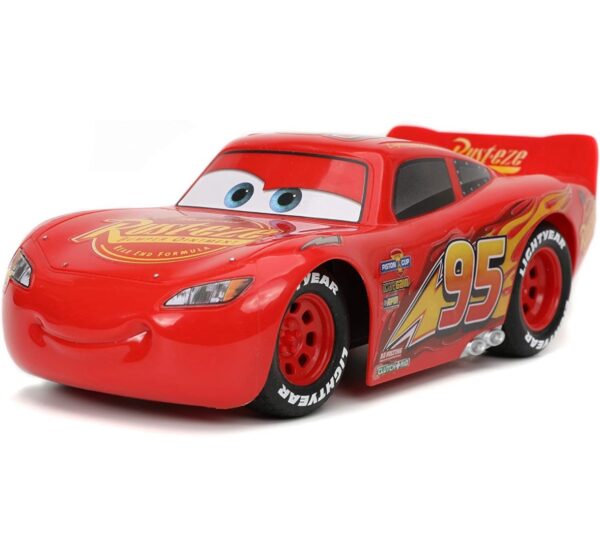 Jada Toys Pixar Cars 1:24 Lightning McQueen RC Remote Control Car 2,4 GHz Juguetes rojos para niños - Imagen 4