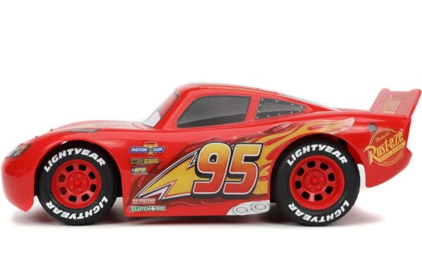 Jada Toys Pixar Cars 1:24 Lightning McQueen RC Remote Control Car 2,4 GHz Juguetes rojos para niños - Imagen 3