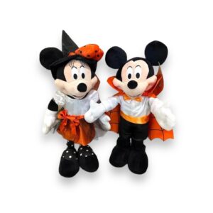 Peluche Mickey y Minnie Halloween