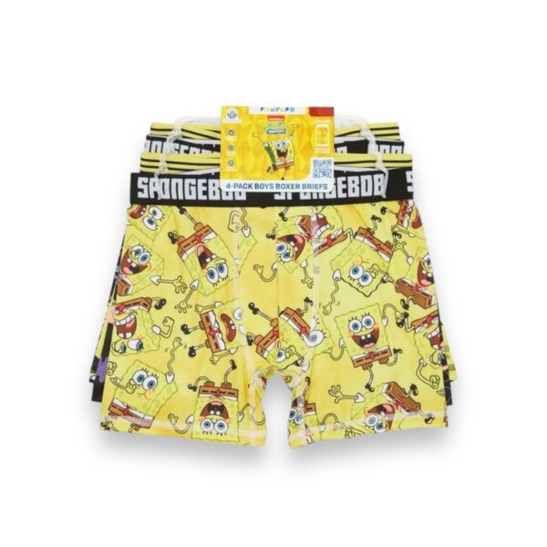 Pack 4 Boxers Niños Bob Esponja