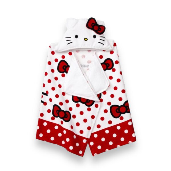 Toalla Con Capucha Hello Kitty