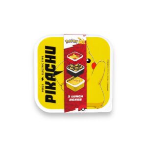 Set 3 Contenedores Pikachu Pokémon