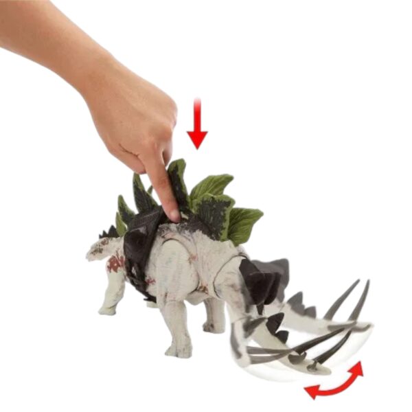 Dinosaurio Stegosaurus Con Movimiento Jurrasic World - Imagen 4