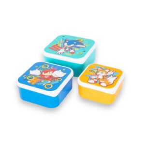 Set 3 Contenedores Sonic