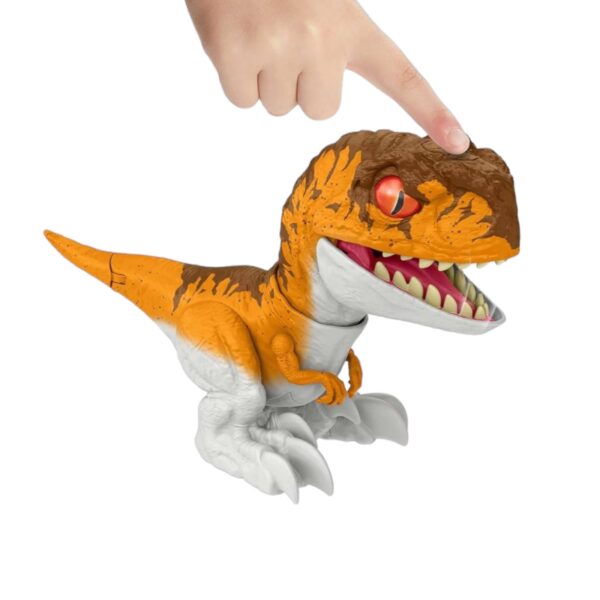 Dinosaurio Atrociraptor Con Movimiento y Sonidos Jurassic World - Imagen 6
